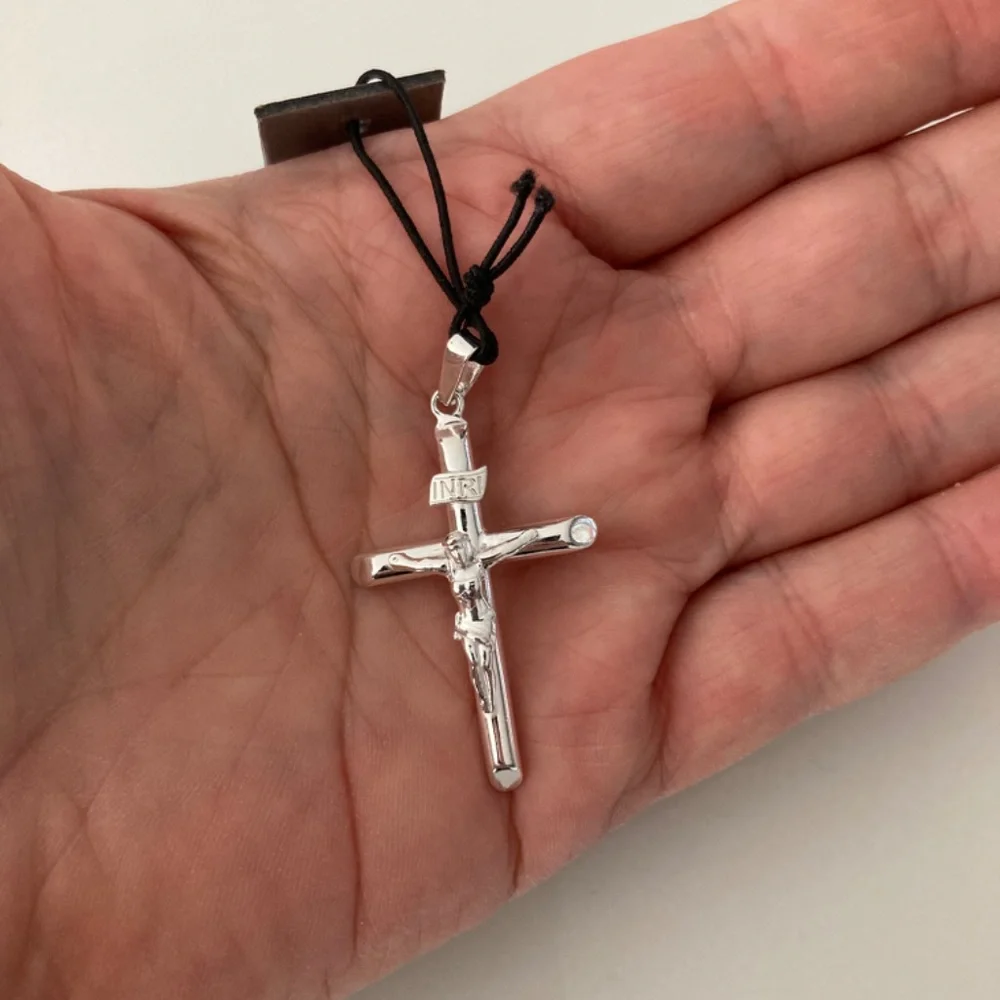 Blac Label Heritage INCI Crucifix Pendant 925 Sterling Silver Unisex NWT